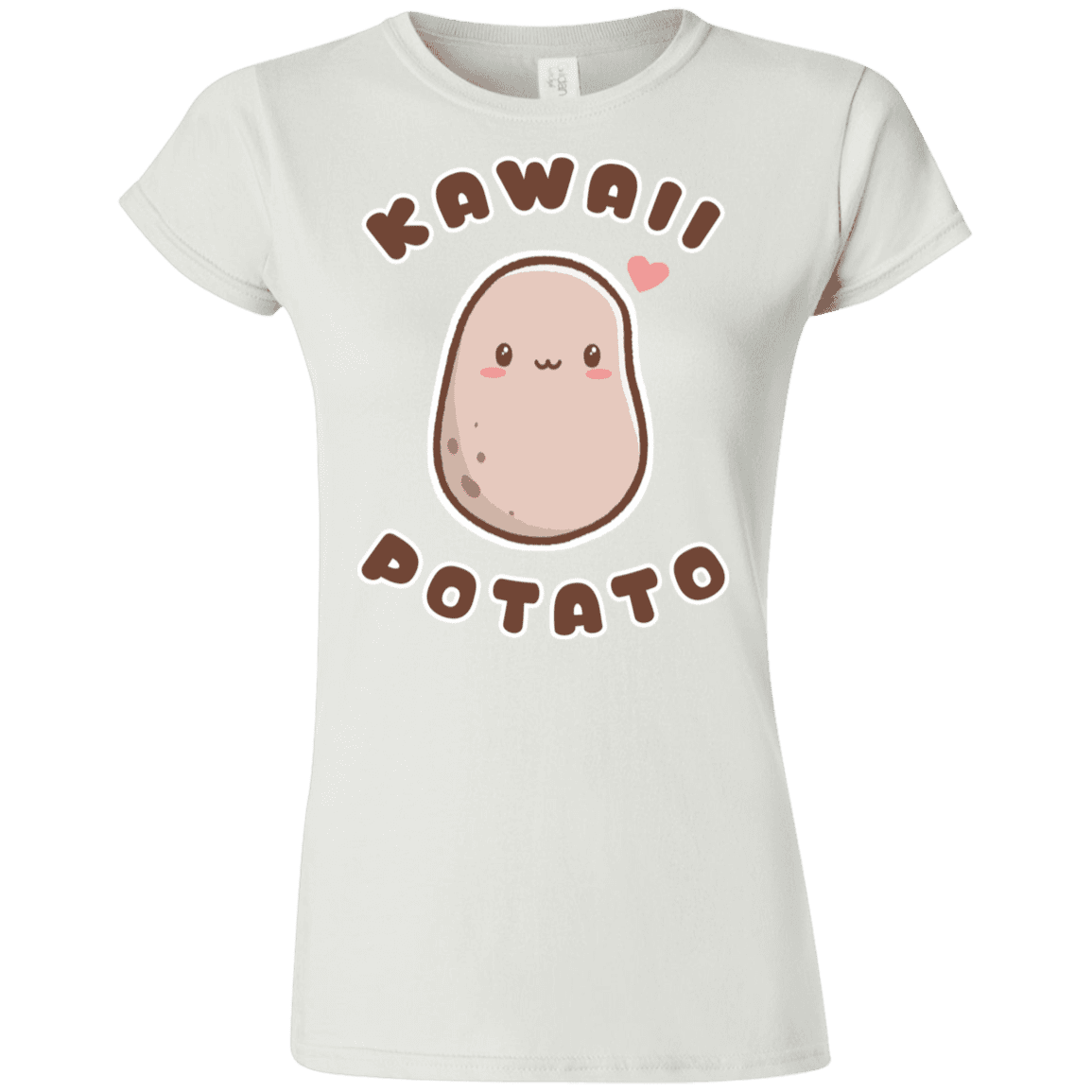 T-Shirts White / S Kawaii Potato Junior Slimmer-Fit T-Shirt