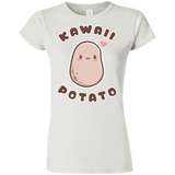T-Shirts White / S Kawaii Potato Junior Slimmer-Fit T-Shirt