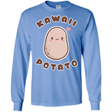 T-Shirts Carolina Blue / S Kawaii Potato Men's Long Sleeve T-Shirt