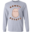 T-Shirts Sport Grey / S Kawaii Potato Men's Long Sleeve T-Shirt