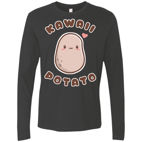 T-Shirts Heavy Metal / S Kawaii Potato Men's Premium Long Sleeve