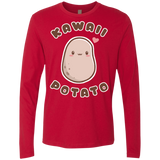 T-Shirts Red / S Kawaii Potato Men's Premium Long Sleeve