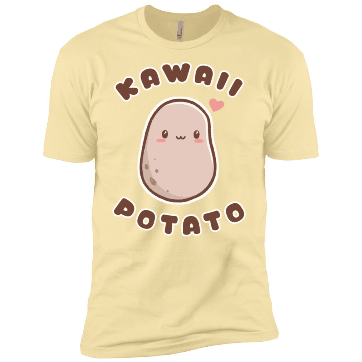 T-Shirts Banana Cream / X-Small Kawaii Potato Men's Premium T-Shirt