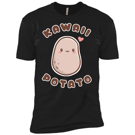 T-Shirts Black / X-Small Kawaii Potato Men's Premium T-Shirt