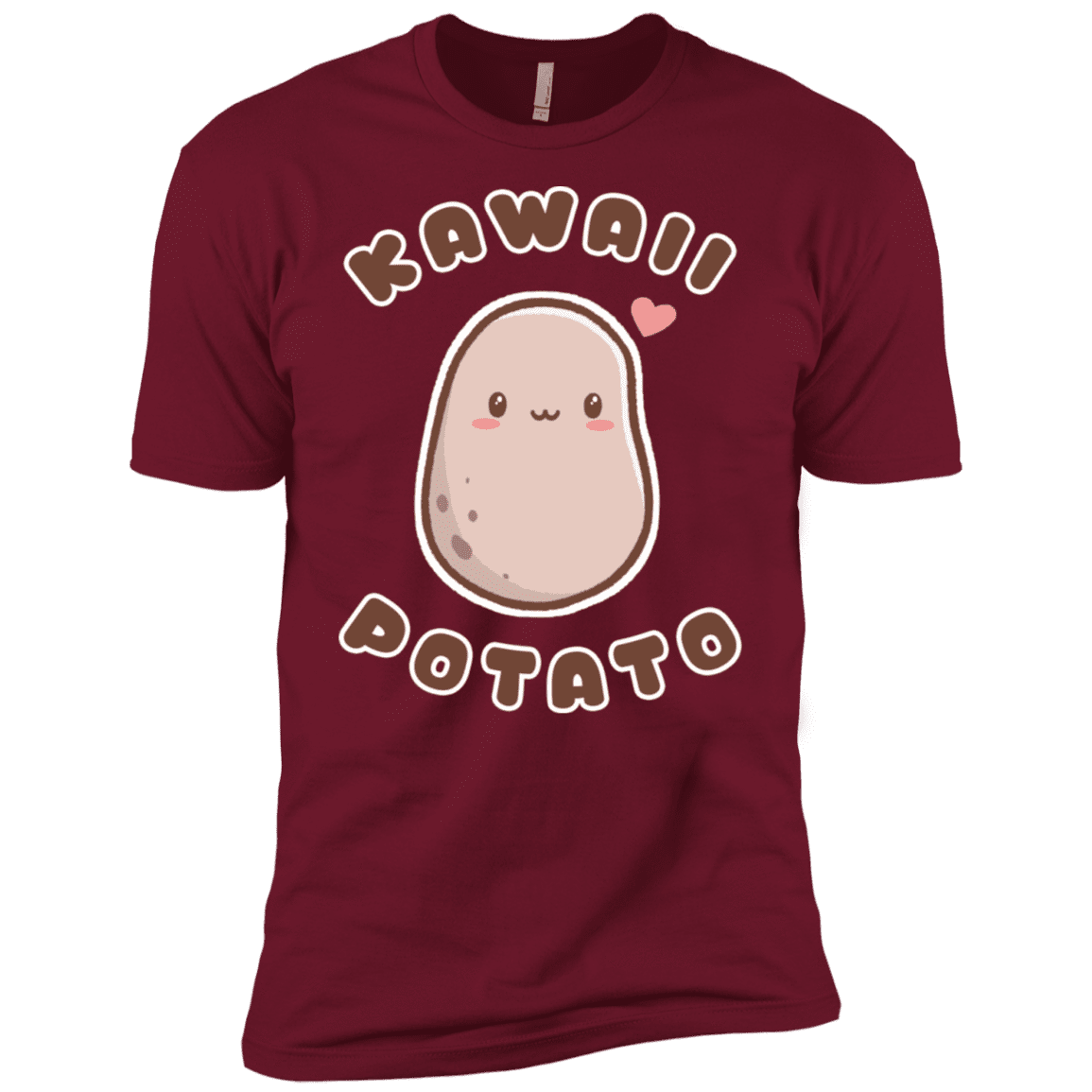T-Shirts Cardinal / X-Small Kawaii Potato Men's Premium T-Shirt
