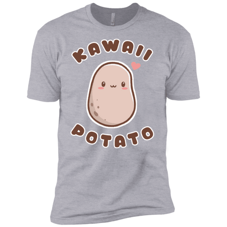 T-Shirts Heather Grey / X-Small Kawaii Potato Men's Premium T-Shirt