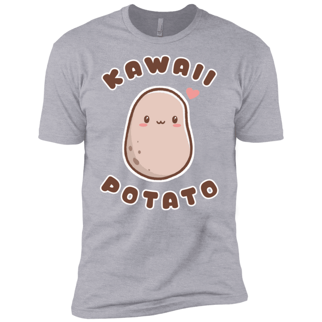 T-Shirts Heather Grey / X-Small Kawaii Potato Men's Premium T-Shirt