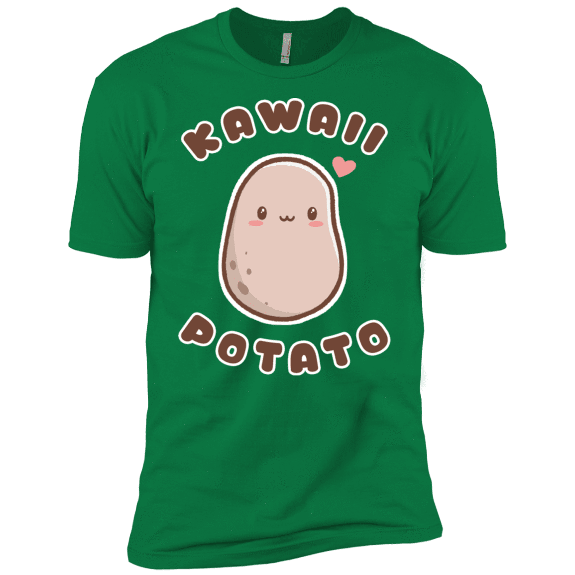 T-Shirts Kelly Green / X-Small Kawaii Potato Men's Premium T-Shirt