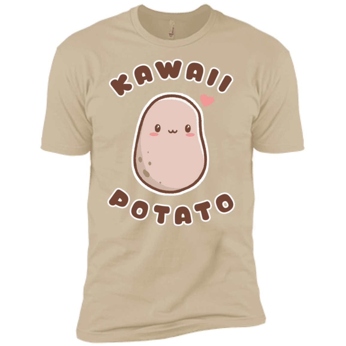 T-Shirts Sand / X-Small Kawaii Potato Men's Premium T-Shirt