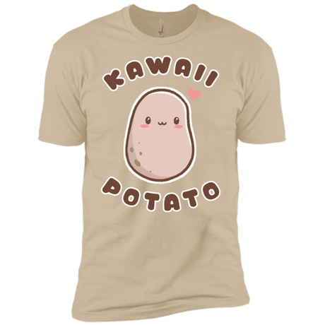 T-Shirts Sand / X-Small Kawaii Potato Men's Premium T-Shirt