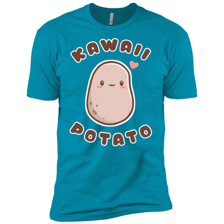 T-Shirts Turquoise / X-Small Kawaii Potato Men's Premium T-Shirt