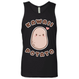 T-Shirts Black / S Kawaii Potato Men's Premium Tank Top