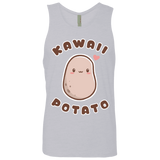 T-Shirts Heather Grey / S Kawaii Potato Men's Premium Tank Top