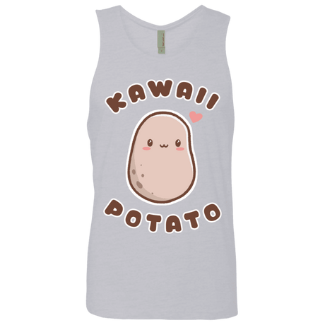 T-Shirts Heather Grey / S Kawaii Potato Men's Premium Tank Top