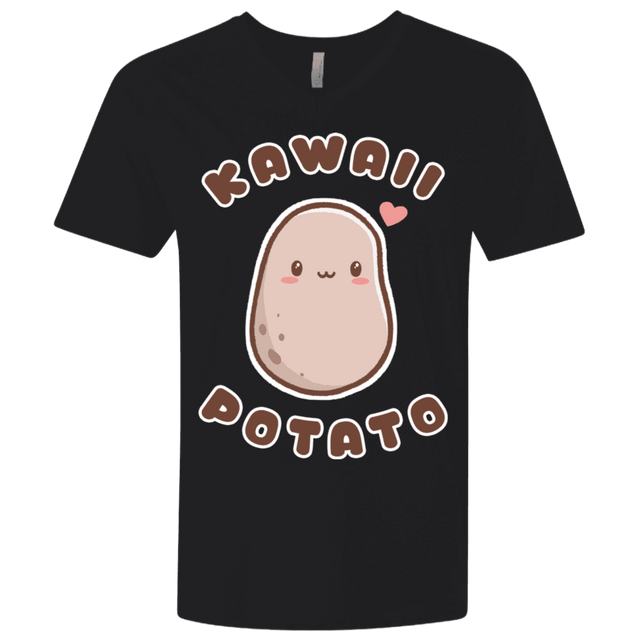 T-Shirts Black / X-Small Kawaii Potato Men's Premium V-Neck