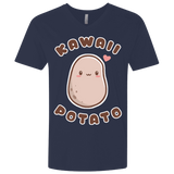 T-Shirts Midnight Navy / X-Small Kawaii Potato Men's Premium V-Neck