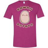 T-Shirts Antique Heliconia / S Kawaii Potato Men's Semi-Fitted Softstyle