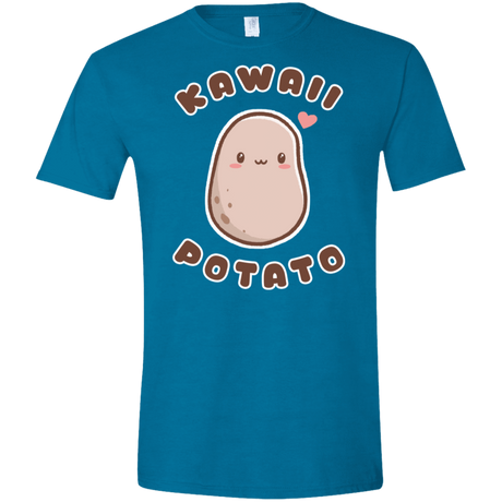 T-Shirts Antique Sapphire / S Kawaii Potato Men's Semi-Fitted Softstyle