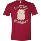 T-Shirts Cardinal Red / S Kawaii Potato Men's Semi-Fitted Softstyle