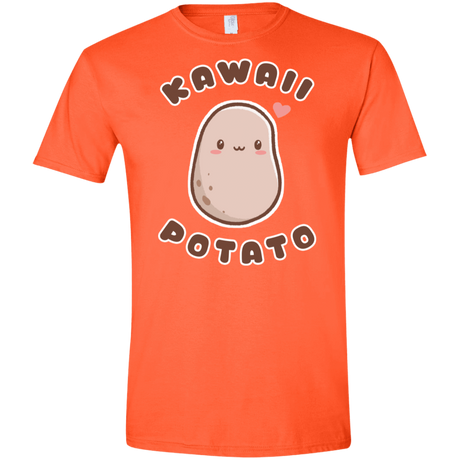 T-Shirts Orange / S Kawaii Potato Men's Semi-Fitted Softstyle