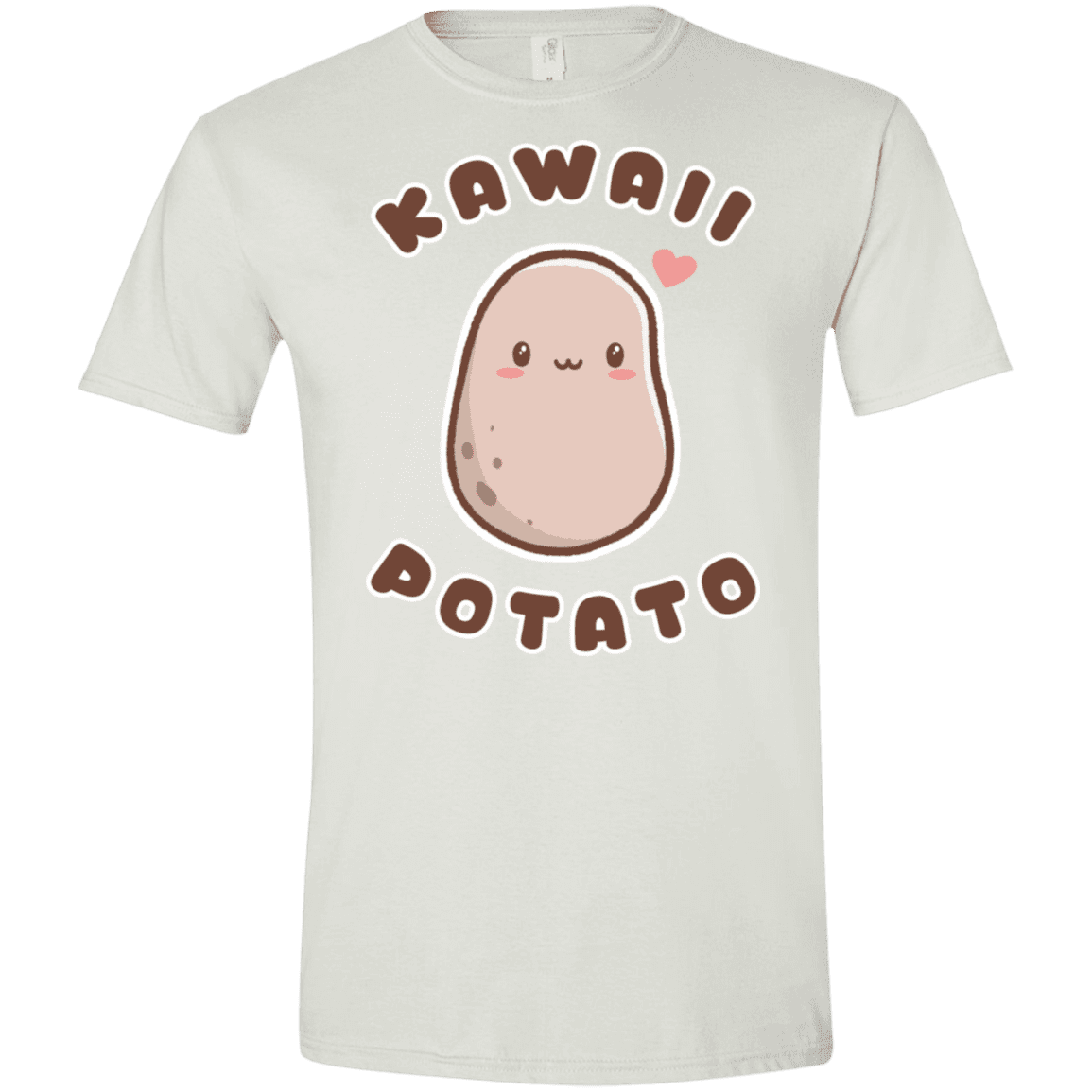 T-Shirts White / X-Small Kawaii Potato Men's Semi-Fitted Softstyle
