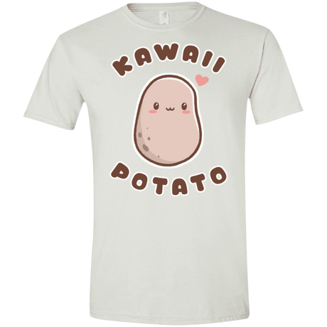 T-Shirts White / X-Small Kawaii Potato Men's Semi-Fitted Softstyle