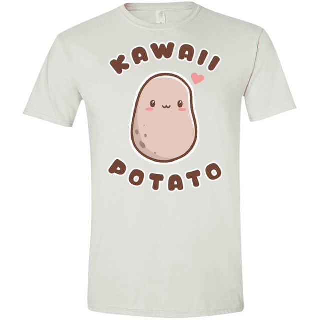 T-Shirts White / X-Small Kawaii Potato Men's Semi-Fitted Softstyle