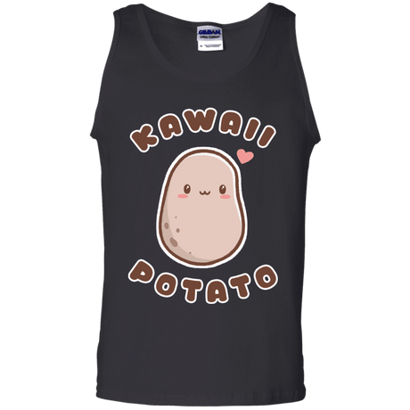 T-Shirts Black / S Kawaii Potato Men's Tank Top