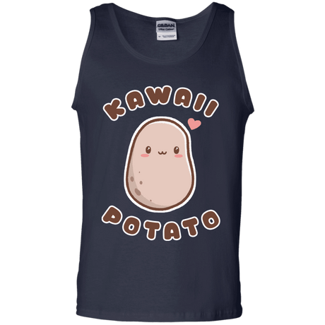 T-Shirts Navy / S Kawaii Potato Men's Tank Top