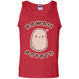 T-Shirts Red / S Kawaii Potato Men's Tank Top