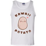 T-Shirts White / S Kawaii Potato Men's Tank Top