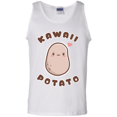 T-Shirts White / S Kawaii Potato Men's Tank Top