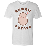 T-Shirts Heather White / S Kawaii Potato Men's Triblend T-Shirt