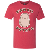T-Shirts Vintage Red / S Kawaii Potato Men's Triblend T-Shirt