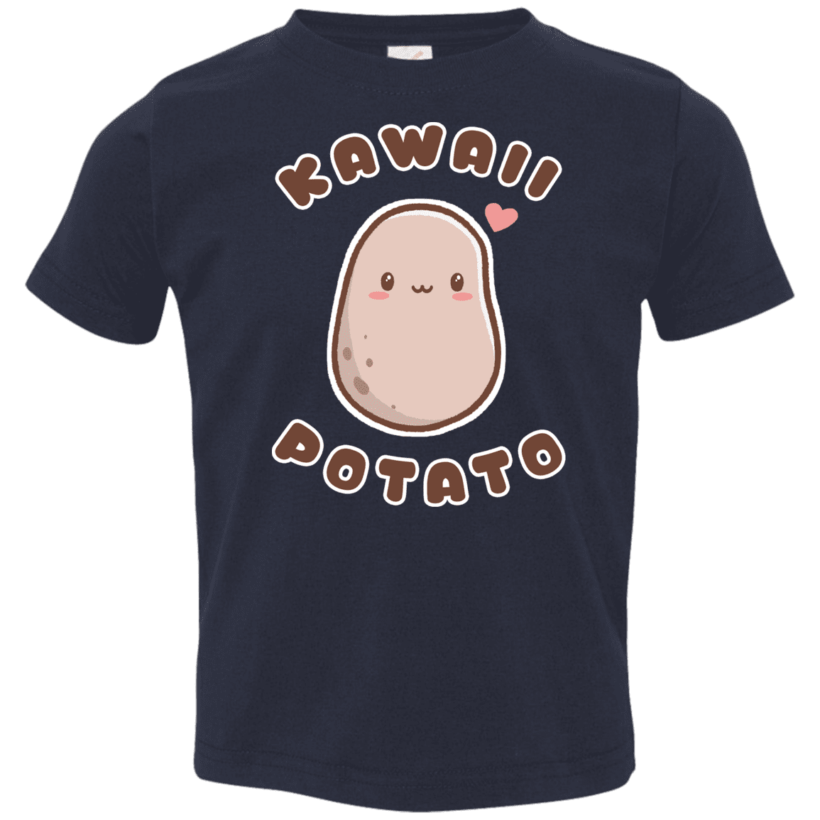 T-Shirts Navy / 2T Kawaii Potato Toddler Premium T-Shirt