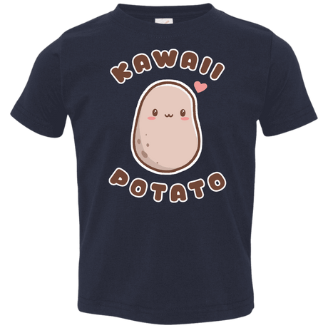 T-Shirts Navy / 2T Kawaii Potato Toddler Premium T-Shirt