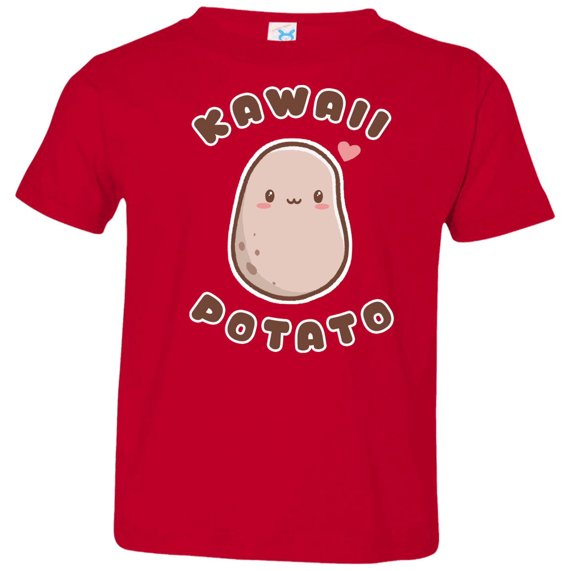 T-Shirts Red / 2T Kawaii Potato Toddler Premium T-Shirt