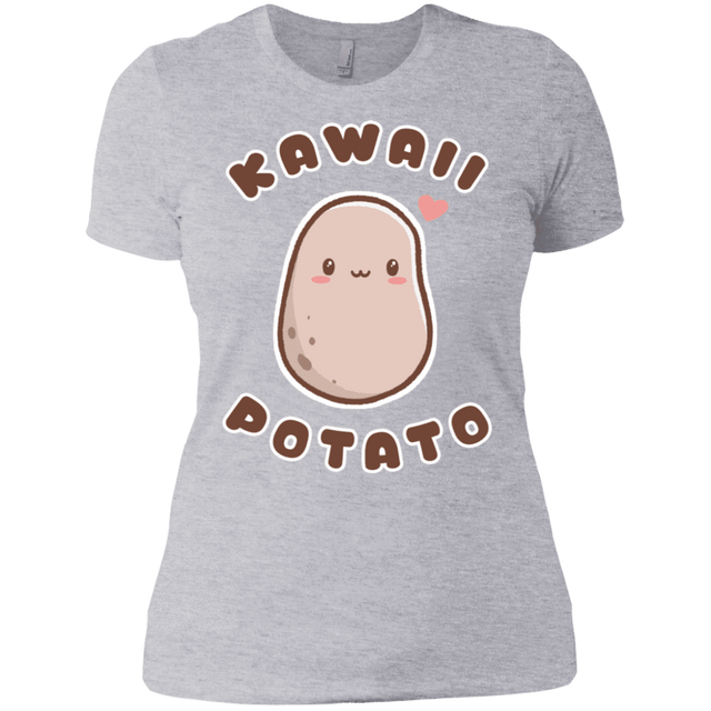 T-Shirts Heather Grey / X-Small Kawaii Potato Women's Premium T-Shirt