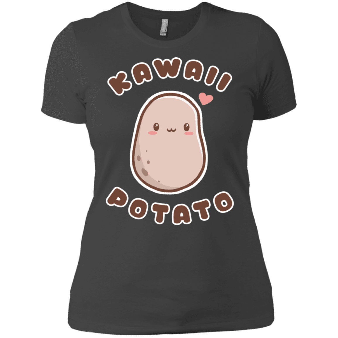 T-Shirts Heavy Metal / X-Small Kawaii Potato Women's Premium T-Shirt
