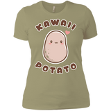 T-Shirts Light Olive / X-Small Kawaii Potato Women's Premium T-Shirt