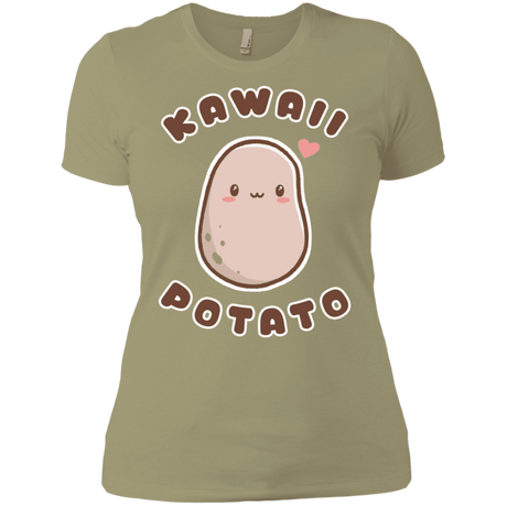 T-Shirts Light Olive / X-Small Kawaii Potato Women's Premium T-Shirt