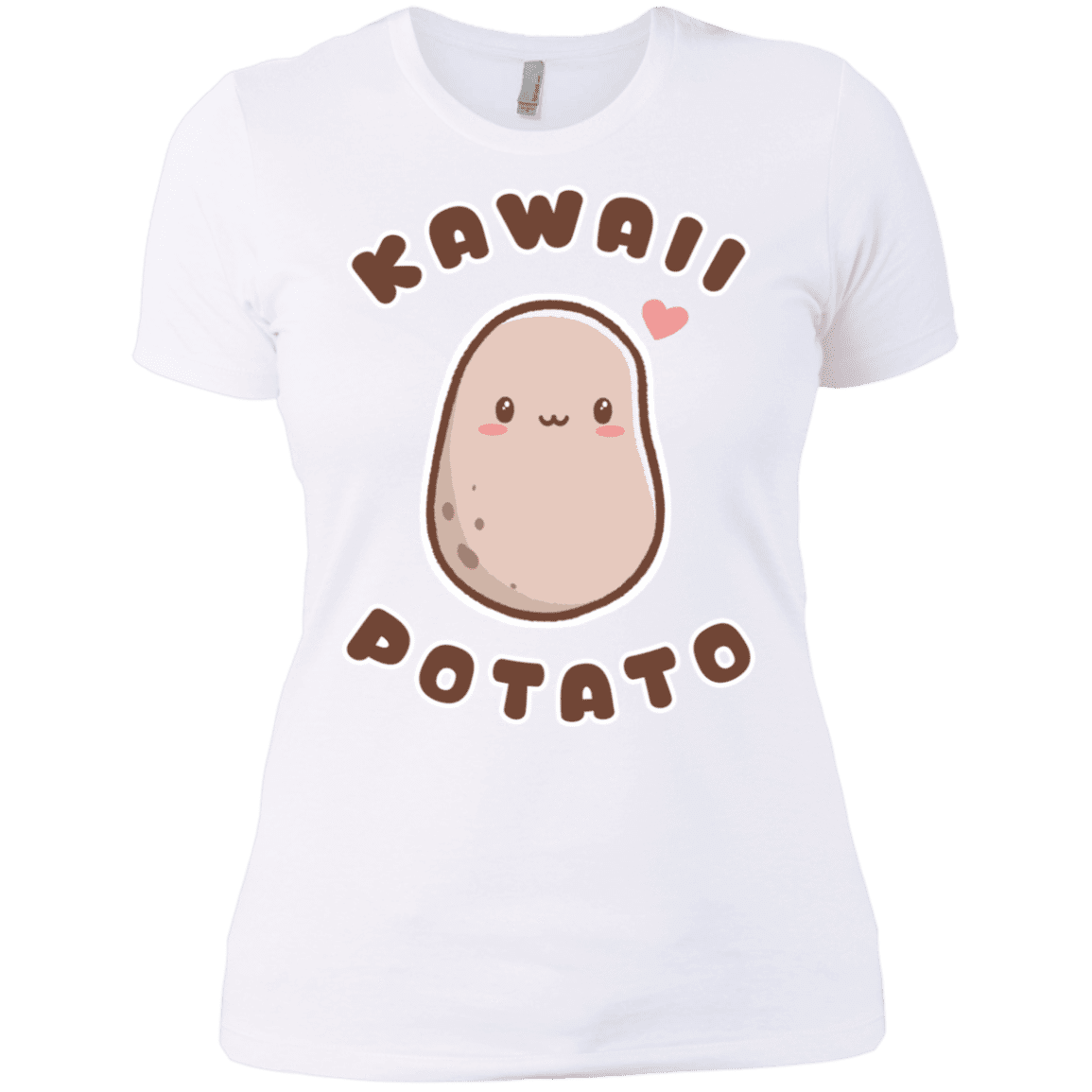 T-Shirts White / X-Small Kawaii Potato Women's Premium T-Shirt