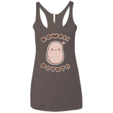 T-Shirts Macchiato / X-Small Kawaii Potato Women's Triblend Racerback Tank