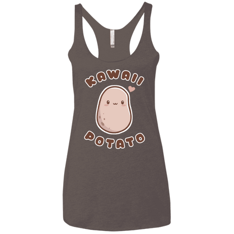 T-Shirts Macchiato / X-Small Kawaii Potato Women's Triblend Racerback Tank