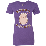 T-Shirts Purple Rush / S Kawaii Potato Women's Triblend T-Shirt