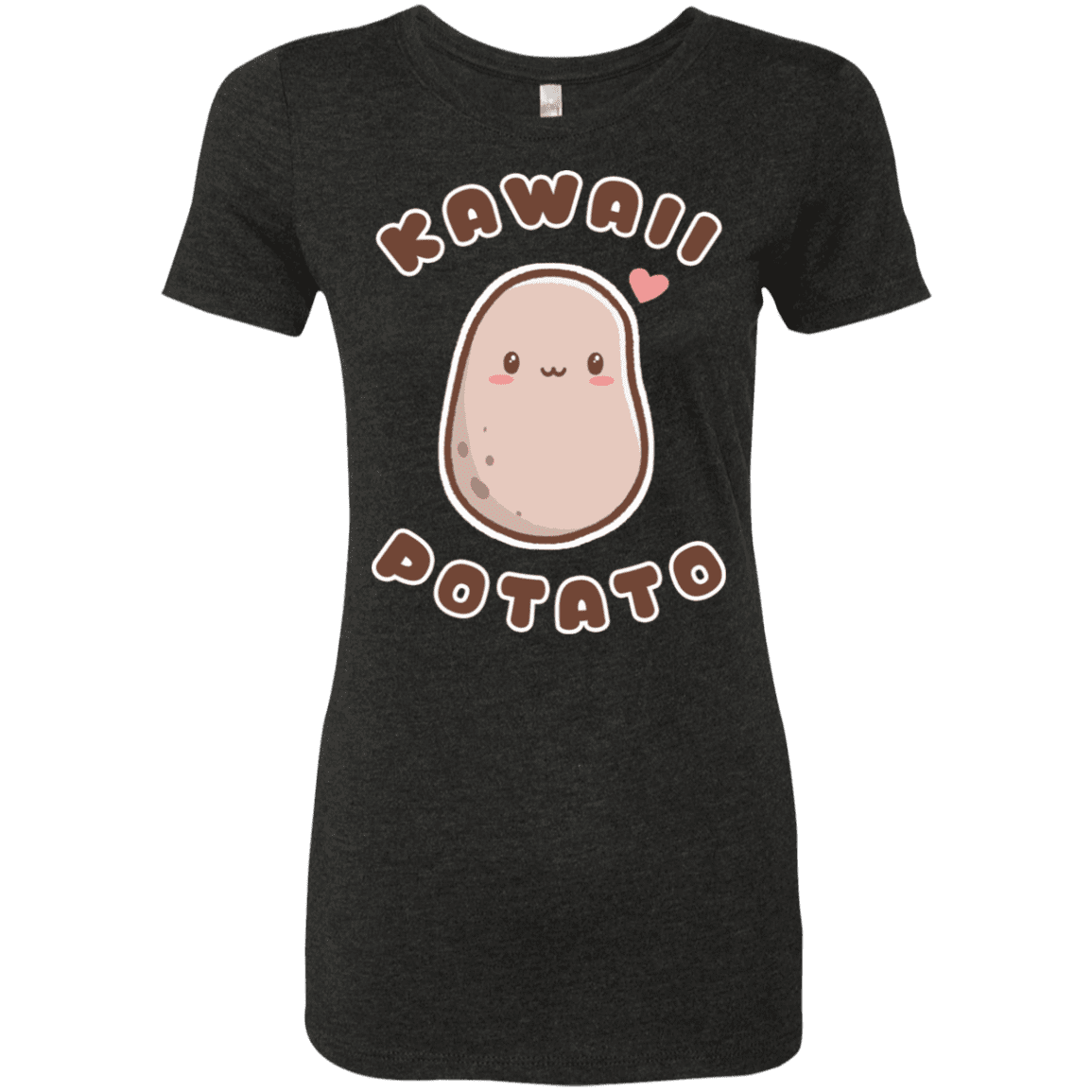 T-Shirts Vintage Black / S Kawaii Potato Women's Triblend T-Shirt