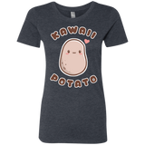 T-Shirts Vintage Navy / S Kawaii Potato Women's Triblend T-Shirt