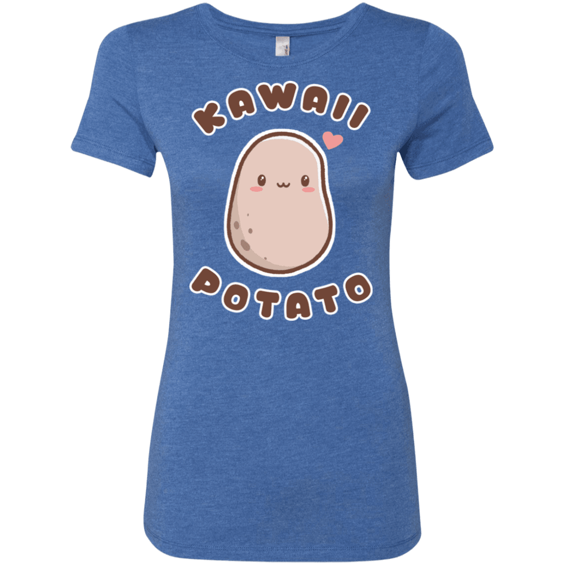 T-Shirts Vintage Royal / S Kawaii Potato Women's Triblend T-Shirt