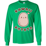 T-Shirts Irish Green / YS Kawaii Potato Youth Long Sleeve T-Shirt