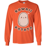 T-Shirts Orange / YS Kawaii Potato Youth Long Sleeve T-Shirt